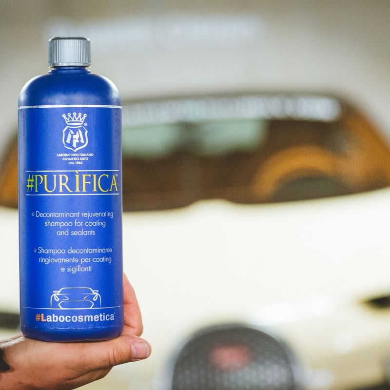 purifica_3 combined 3pH car wash cycle by Labocosmetica.